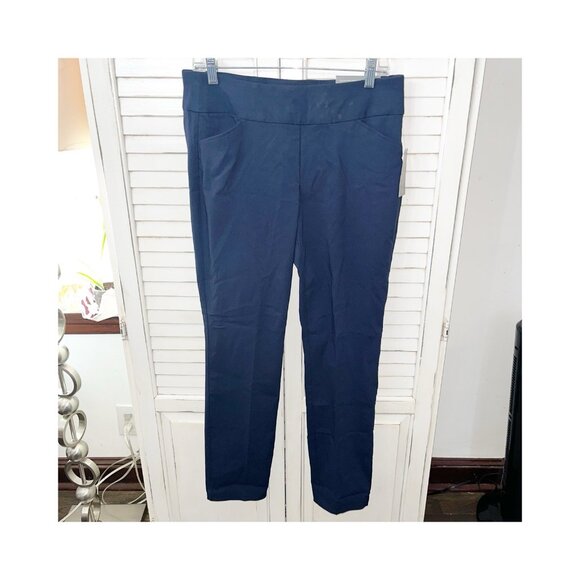 NWT Christopher and Banks Womens Signature Slimming Modern Fit Ankle Navy 8 - Picture 1 of 8